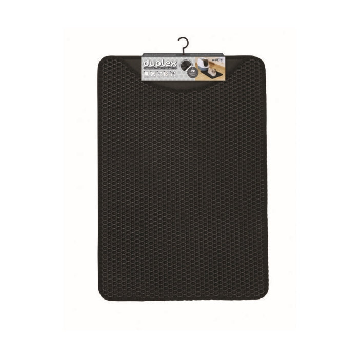 M-Pets Duplex Elekli Kedi Kumu Paspası Siyah 45x65cm