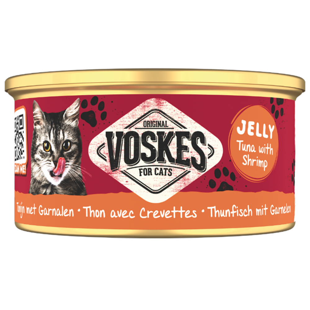 Voskes Ton Balığı ve Karides Kedi Konservesi 85gr