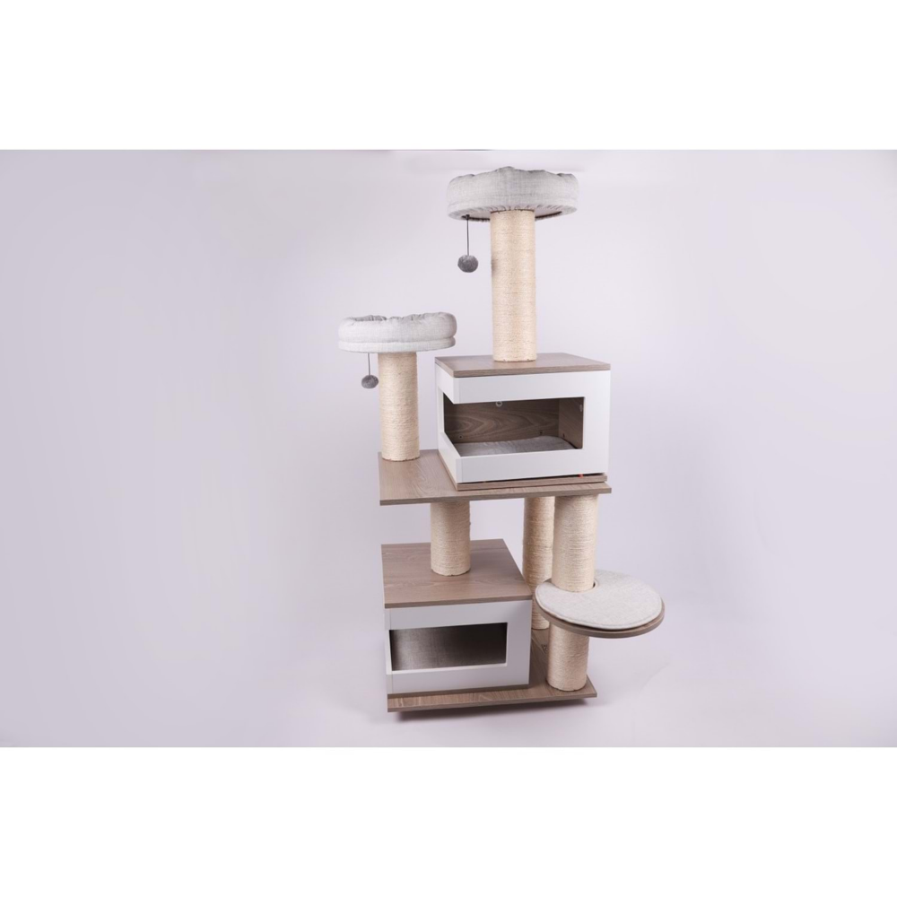M-PETS Cat Elite Monıca Kedi Tırmalama 88X62X140Cm
