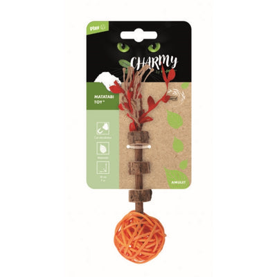 M-Pets Charmy Amulet Matatabi Kedi Oyuncağı Orange