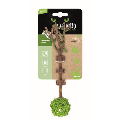 M-Pets Charmy Amulet Matatabi Kedi Oyuncağı Green