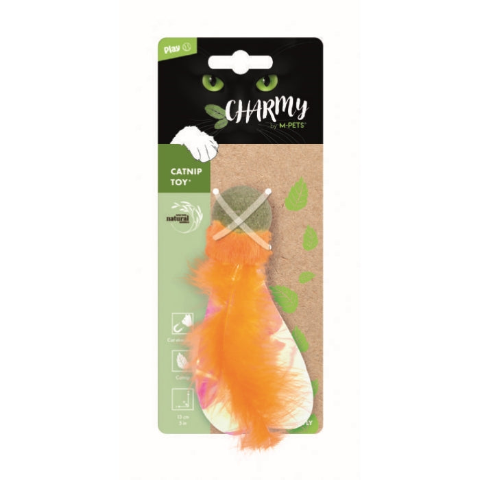 M-Pets Charmy Fırefly Catnipli Kedi Oyuncağı Orange