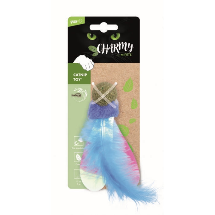 M-Pets Charmy Fırefly Catnipli Kedi Oyuncağı Blue