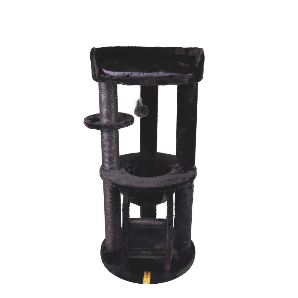 M-PETS Panther Premium Suıte Kedi Tırmalama Black