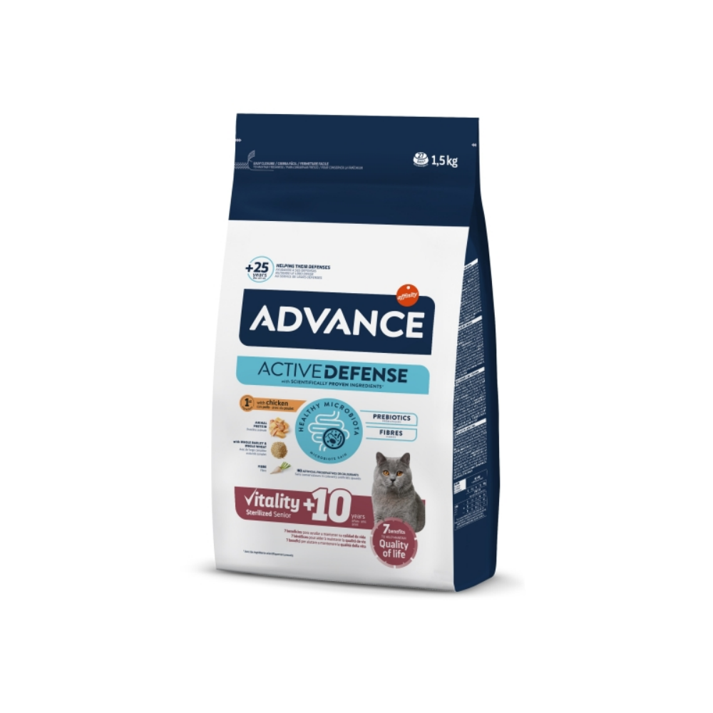 Advance Sterilised +10 1.5 Kg Yaşlı Kısırlaştırılmış Kuru Kedi Maması