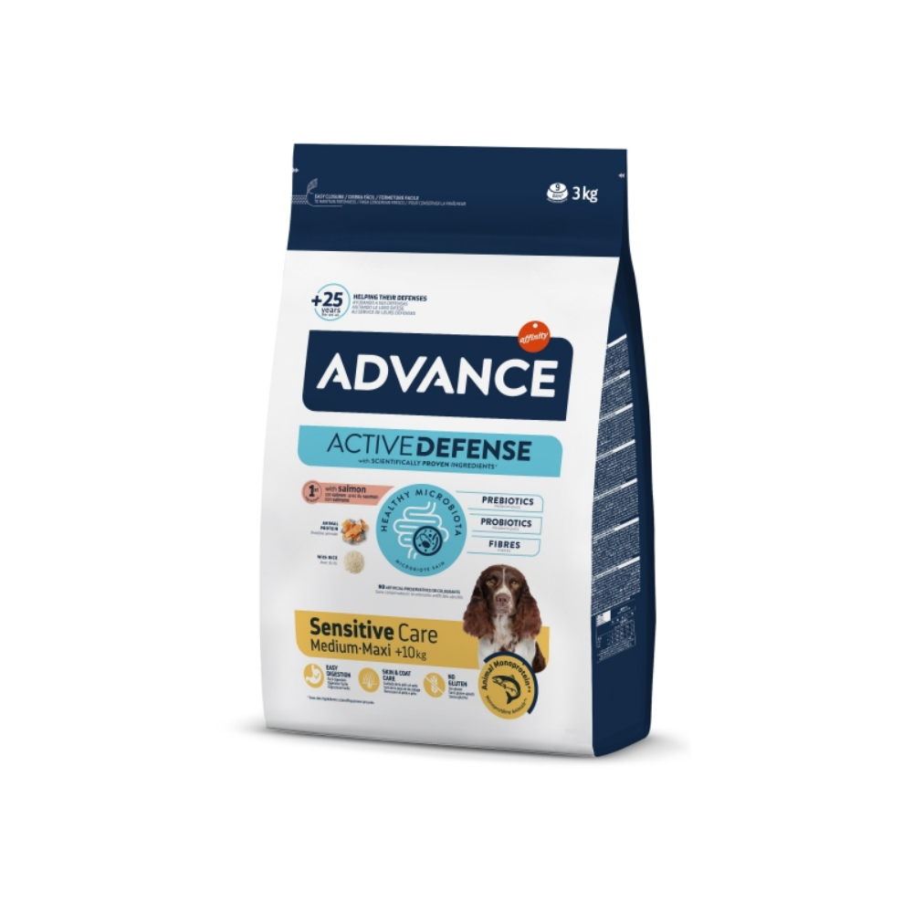 Advance Sensitive Somonlu 3 Kg Medium Yetişkin Kuru Köpek Maması