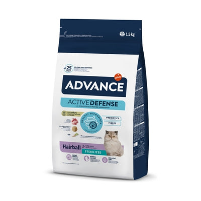 Advance Sterilised Hairball 1.5 Kg Kısırlaştırılmış Kuru Kedi Maması