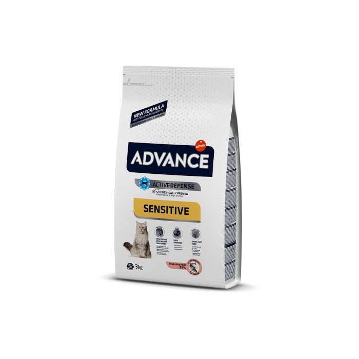 Advance Sensitive Somonlu 3 Kg Yetişkin Kuru Kedi Maması