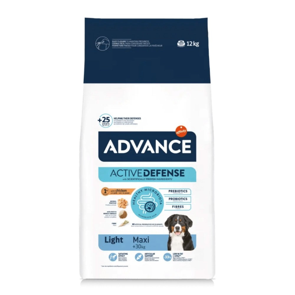 Advance Maxi Light Köpek Maması 12 Kg