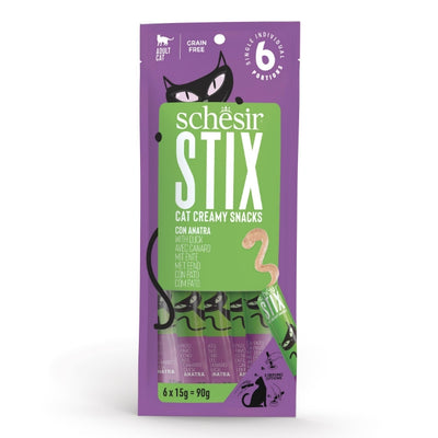 Schesir Stix Ördekli Krem Ödül Maması 6x15g