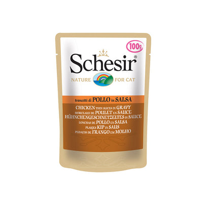 Schesir Jelly Tavuk Filetolu Jöle İçinde Yetişkin Kedi Pouch 85g