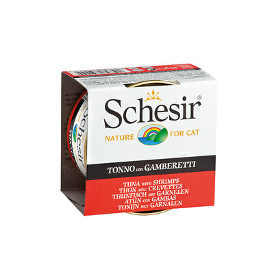 Schesir Ton Balıklı-Karidesli Kedi Yaş Mama 85gr