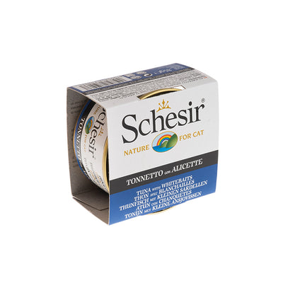 Schesir Jelly Ton Balığı ve Ringa Balığı Jöle İçinde Yetişkin Kedi Konservesi 85g