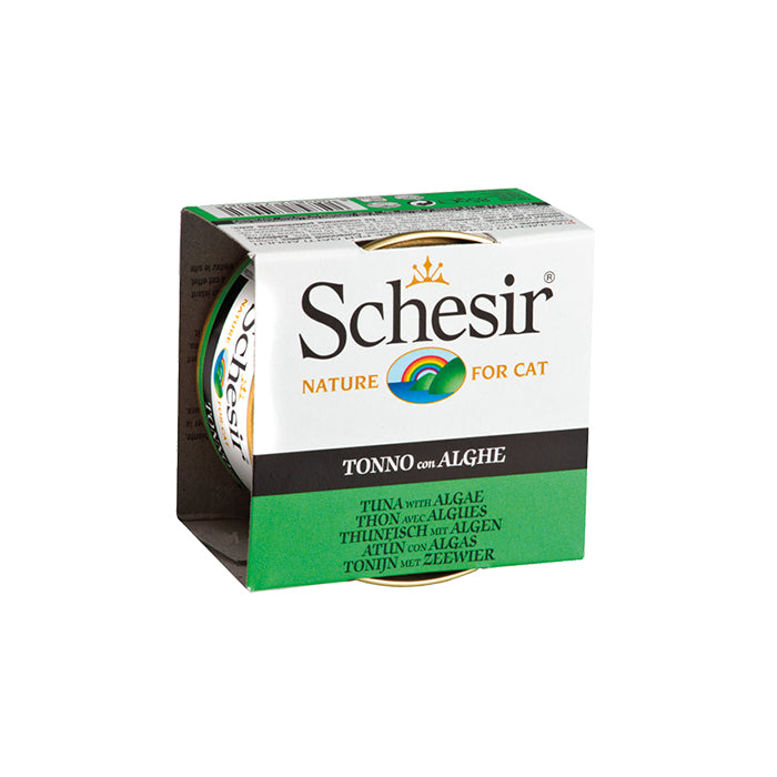 Schesir Jelly Ton Balığı ve Su Yosunu Jöle İçinde Yetişkin Kedi Konservesi 85g