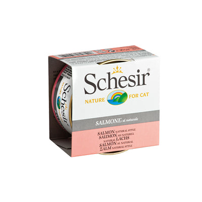 Schesir Somonlu Pişirme Suyunda Yetişkin Kedi Konservesi 85g