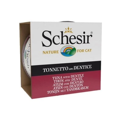 Schesir Jelly Ton Balığı ve Sinarit Balığı Jöle İçinde Yetişkin Kedi Konservesi 85g
