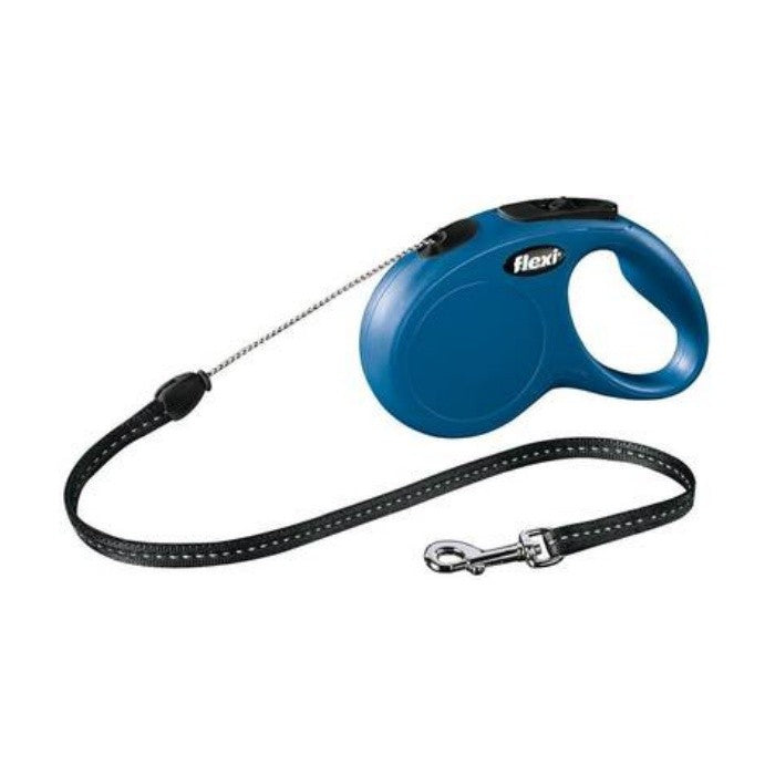 Flexi New Classic Medium 5m İp Gezdirme Mavi