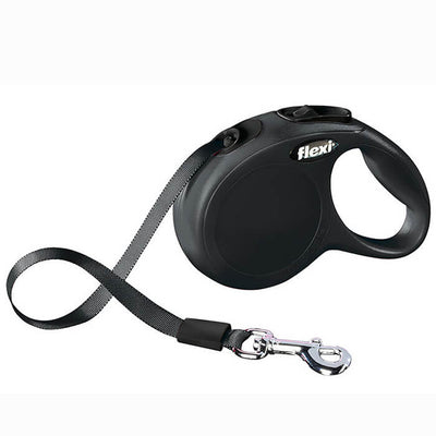 Flexi New Classic XSmall 3m Şerit Gezdirme Siyah