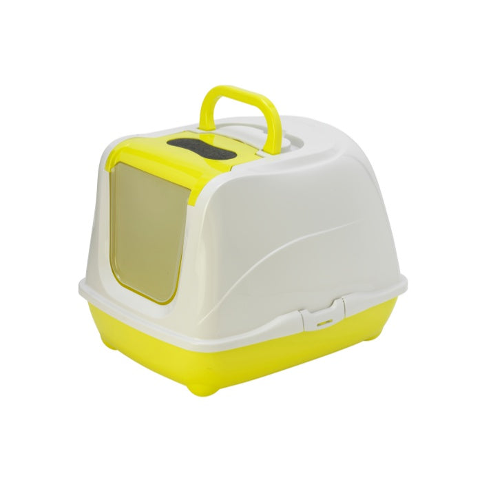 Moderna Flip Kapalı Kedi Tuvaleti 57cm Sarı