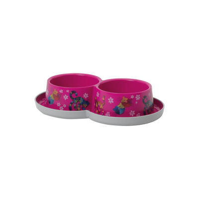 Moderna Trendy İkili Mama Kabı Friends Fuşya 2x350ml