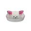 Trixie Seramik Kedi Mama Ve Su Kabı Kedi Kafası Desenli, 0,25 L / 12 × 12 Cm, Çeşitli Renklerde