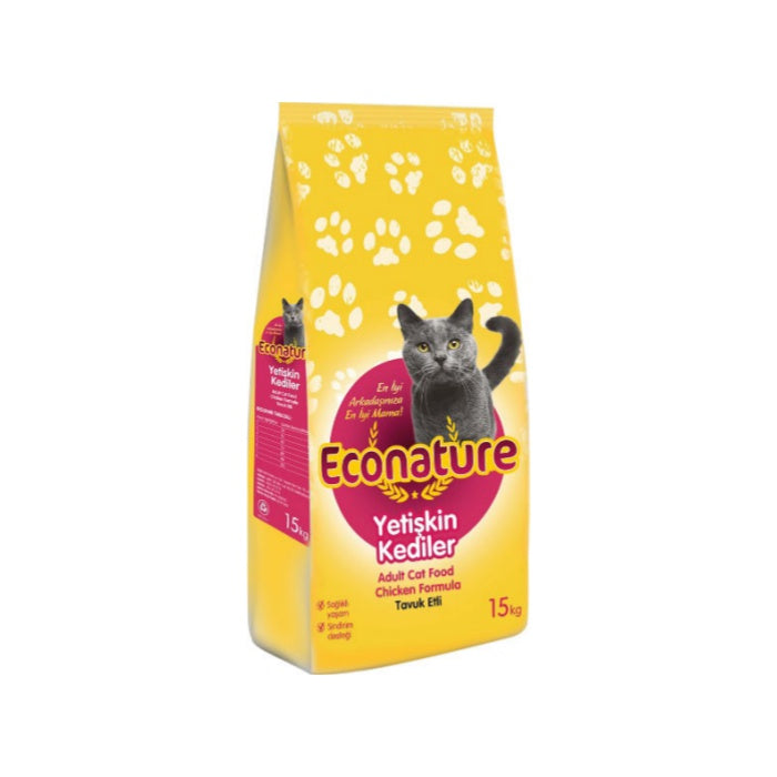 Econature Plus Yetişkin Kuru Kedi Maması (Adult Cat) Tavuk Etli 15KG