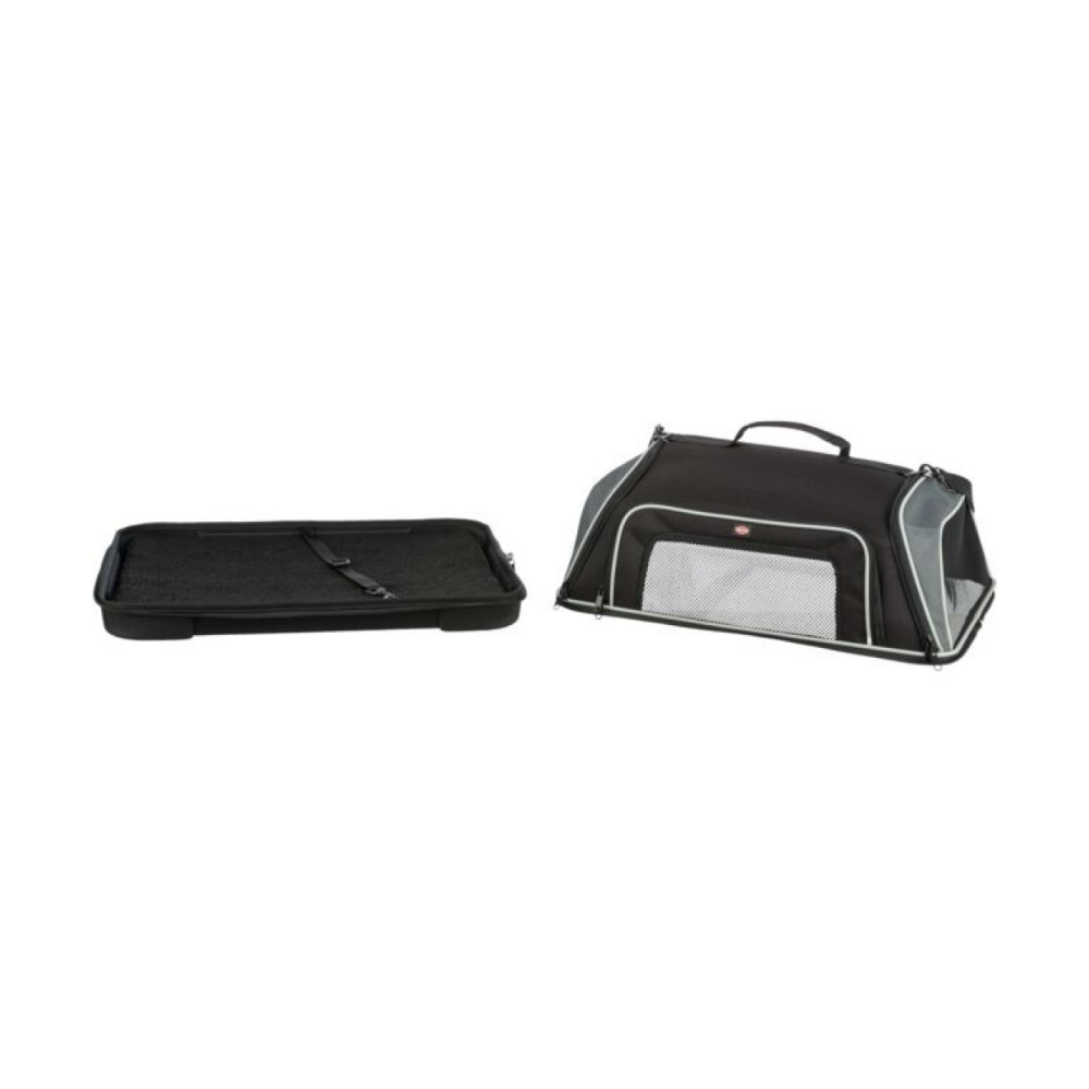 Trixie Airline Boarding Uçak Kabin Köpek Taşıma Çantası 55×23×40 Cm, Siyah / Gri