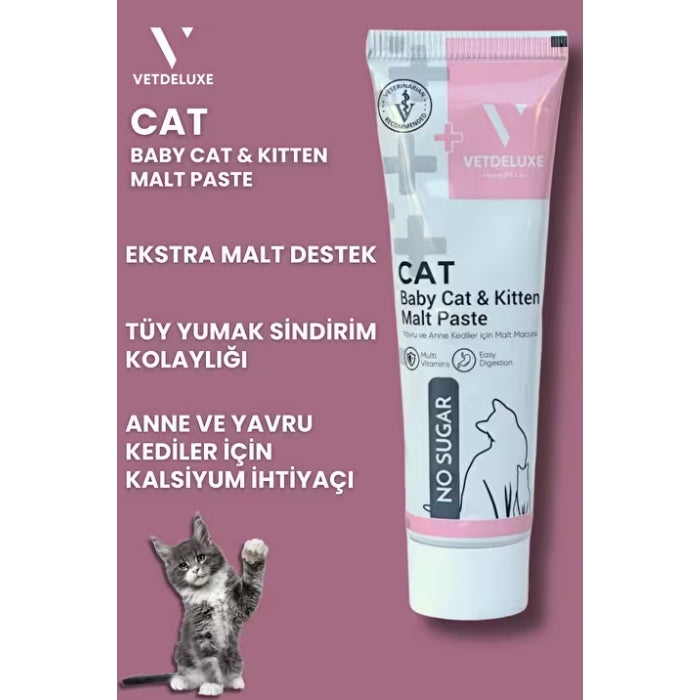 VETDELUXE Babycat Kitten Malt Paste 100gr