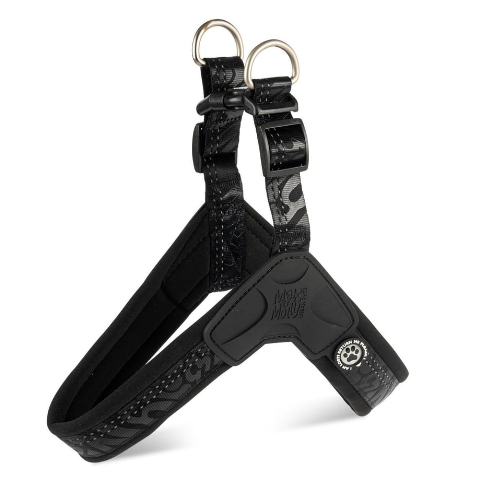Matrix 2.0 Akıllı Künyeli Q-Fit Köpek Göğüs Tasması - Black (XXS)