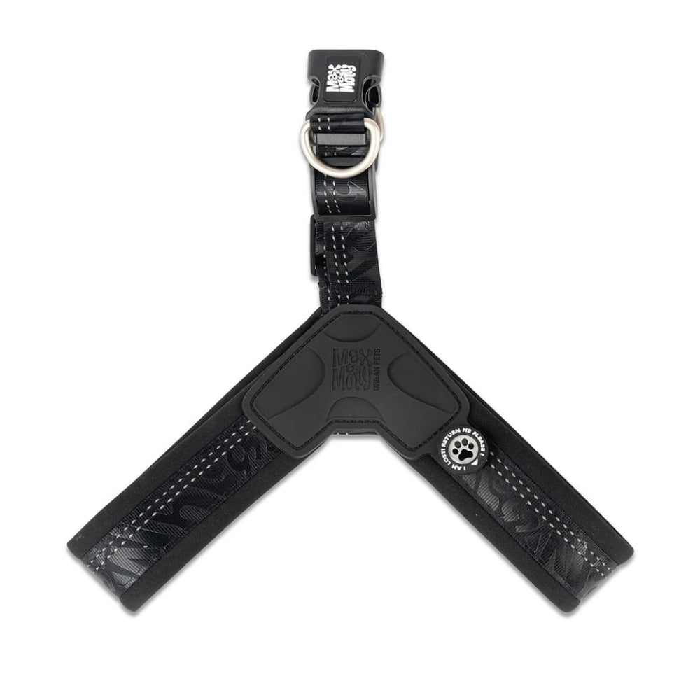 Matrix 2.0 Akıllı Künyeli Q-Fit Köpek Göğüs Tasması - Black (XXS)