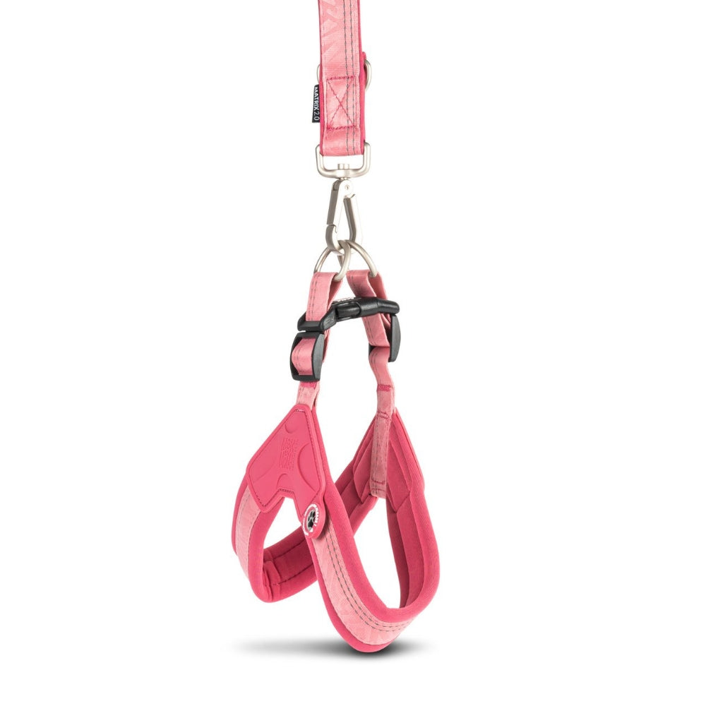 Matrix 2.0 Akıllı Künyeli Q-Fit Köpek Göğüs Tasması - Rose (M)