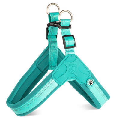 Matrix 2.0 Akıllı Künyeli Q-Fit Köpek Göğüs Tasması - Turquoise (XS)