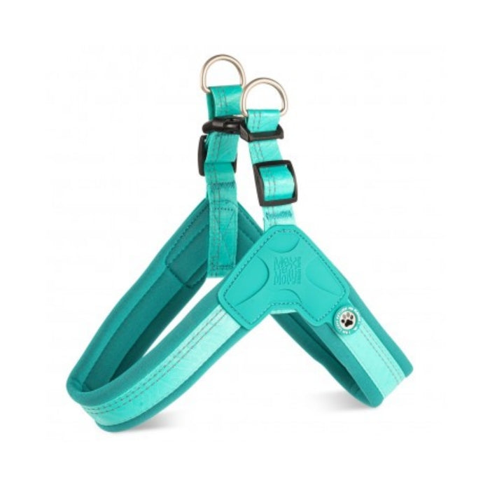 Matrix 2.0 Akıllı Künyeli Q-Fit Köpek Göğüs Tasması - Turquoise (L)