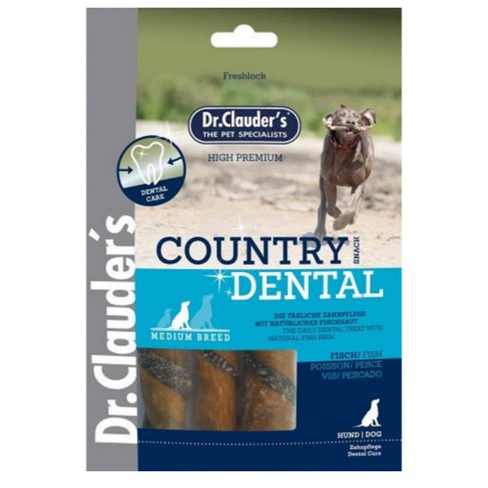 Dr.Clauder's Country Snack Dental Stick Medium Balıklı 120gr
