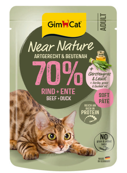 Gimcat Near Nature Sığır Etli&Ördekli 85 Gr