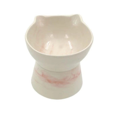 Ayaklı Kedi Figür Su Kabı Pembe Desen