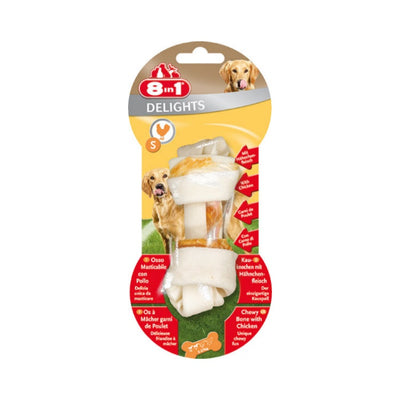 8IN1 Delights Bones Köpek Ödül Kemiği Tavuklu S