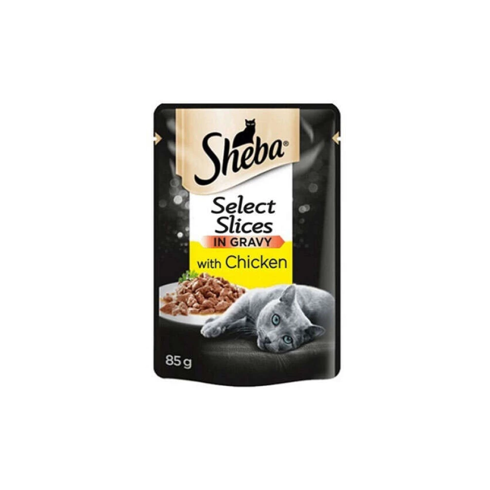 Sheba Pouch Tavuk Etli 85Gr Yetişkin Kediler İçin