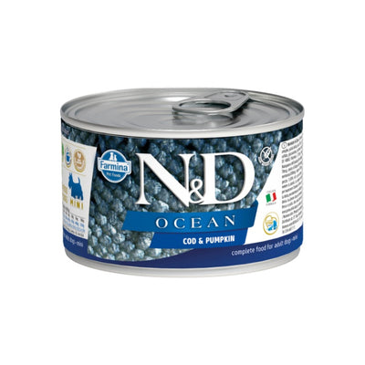 N&D Ocean Tahılsız Morina&Balkabağı 140gr Mini Yaş Köpek Konservesi
