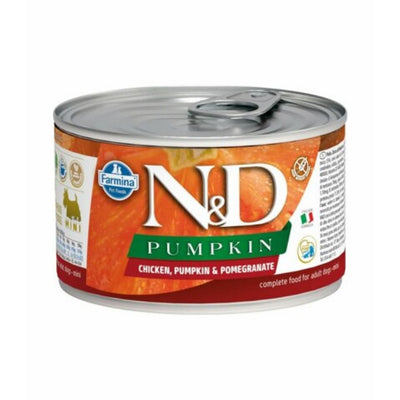 N&D Pumpkin Tahılsız Tavuk&Balkabağı&Nar 140gr Yaş Köpek Konservesi