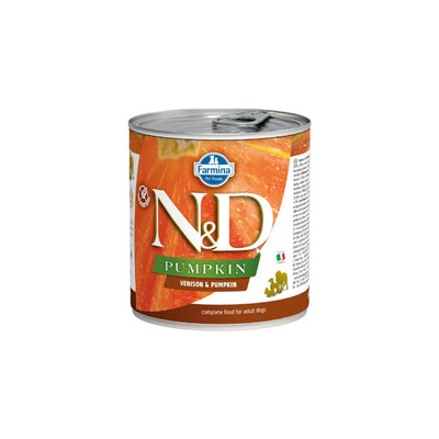 N&D Pumpkin Tahılsız Geyik&Balkabağı 285gr Yaş Köpek Konservesi