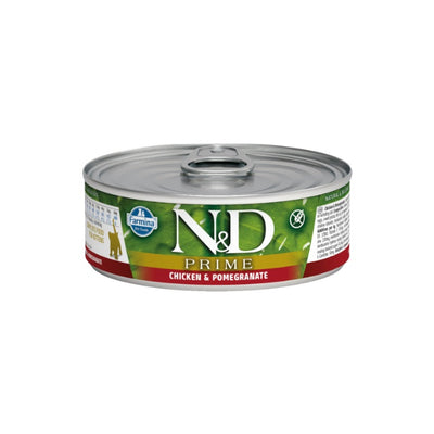 N&D Prime Tahılsız Tavuk&Nar 70gr Yavru Yaş Kedi Konservesi