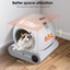 ELS Pet Cat Cleaner 65L Hacim 9L Kapasiteli ve Wifi Uygulama Bağlantılı Kedi Tuvaleti