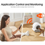 ELS Pet Cat Cleaner 65L Hacim 9L Kapasiteli ve Wifi Uygulama Bağlantılı Kedi Tuvaleti