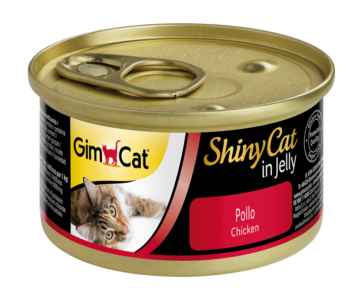 Shinycat Jelly (Jöle içinde) Chicken (Tavuk) Konserve Kedi Maması 70 gr