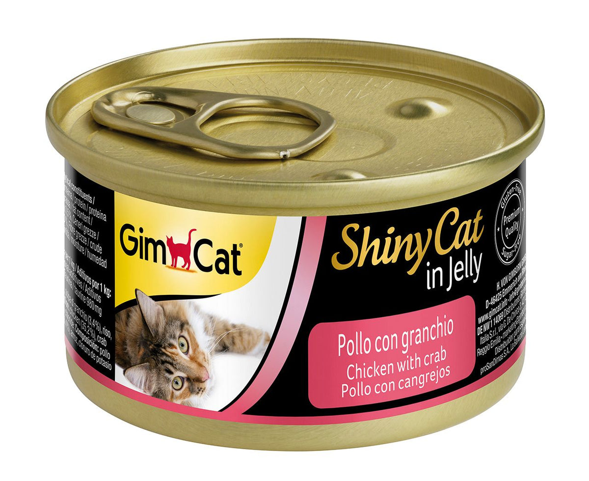 Shinycat Jelly (Jöle içinde) Chicken with Crab (Yengeçli Tavuk) Konserve Kedi Maması 70 gr