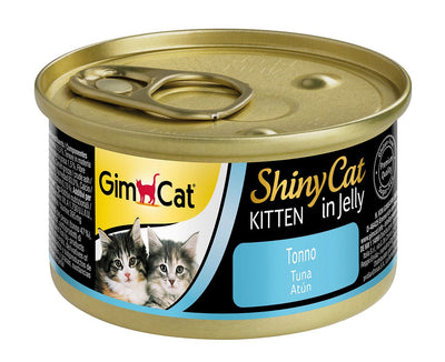Shinycat Jelly (Jöle içinde) Kitten Tuna (Ton Balığı) Yavru kediler için Konserve Kedi Maması 70 gr