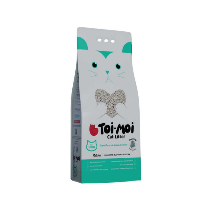 Toi Moi Natura Cream Kokusuz 10 Kg Topaklanan Kedi Kumu