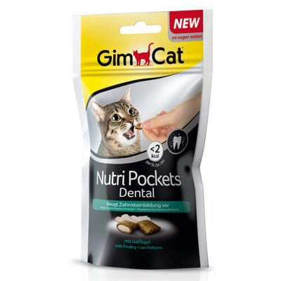 GimCat Nutripockets Kedi Ödülü Dental 60gr