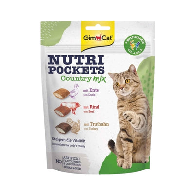GimCat Nutripockets Kedi Ödülü Country Mix 150gr